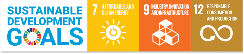 SDGs Target / Affordable and clean energy/ industry, innovation and infrastructure / responsible consumption and production